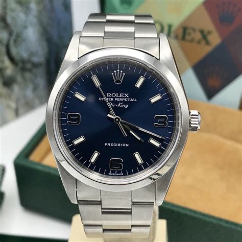 rolex air king stainless steel 14000|air king rolex price.